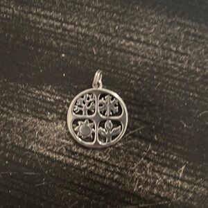 RETIRED James Avery Four Seasons Charm, Sterling Silver